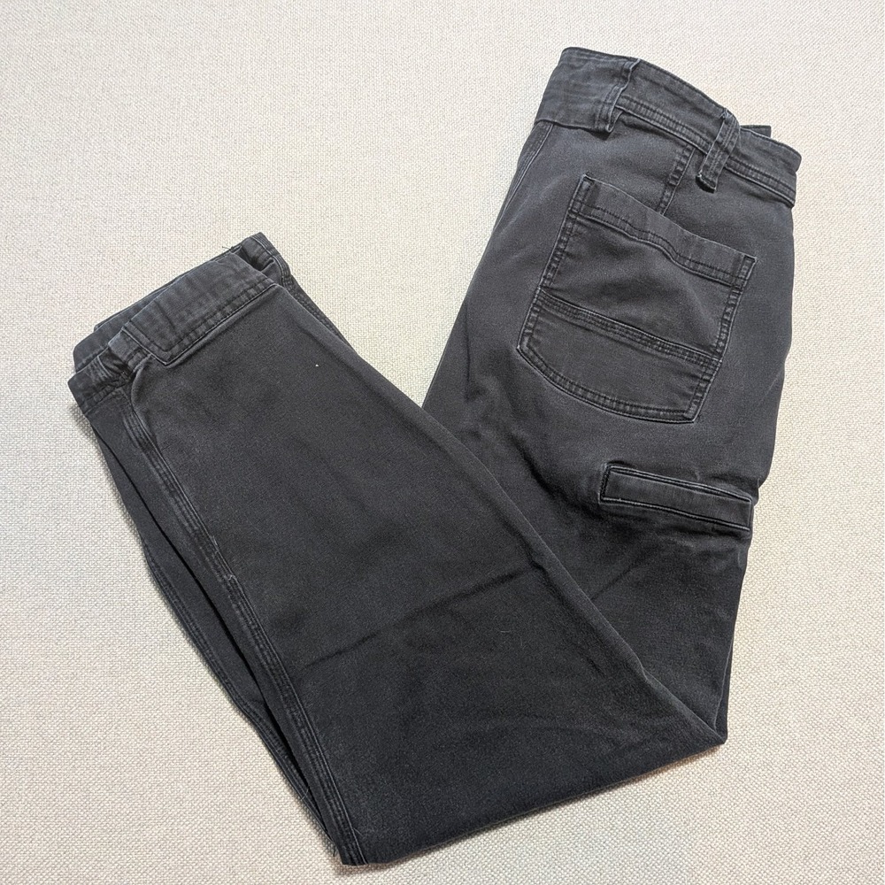 Duluth Trading Co. Men's 38x30 Flex Fire Hose Dark Gray Jeans Pants Workwear